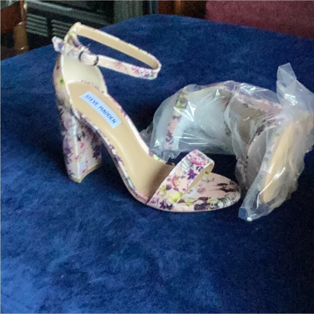 Steve Madden Multicolor Floral Heels